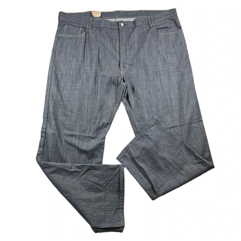 Levi's 559 Jeans Mens 50x34 Big Tall Dark Wash Blue Denim Relaxed Straight Fit